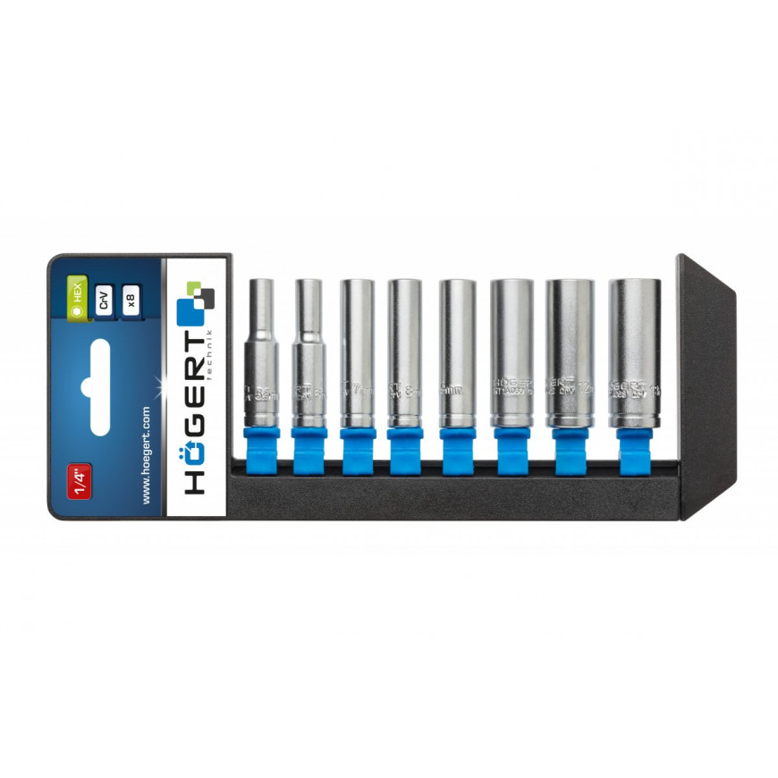 Sada hlavíc 1/4" 8 ks HT1A886